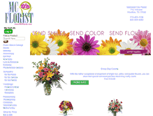 Tablet Screenshot of memorialcityflorist.com